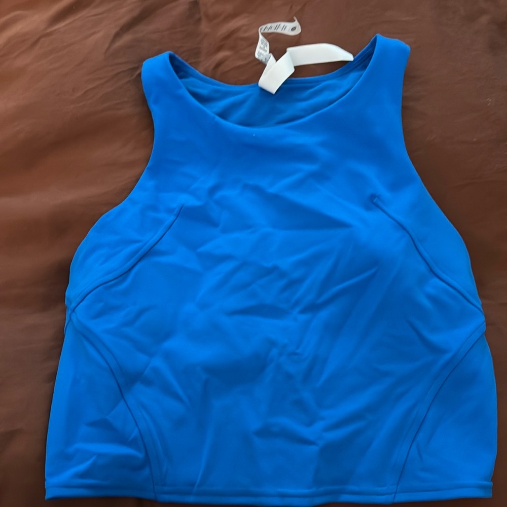 Lululemon Tank with bra - size 8